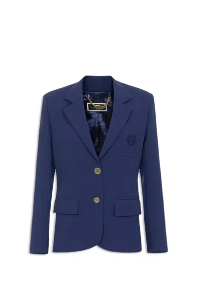 Elisabetta Franchi Jacket In Blau