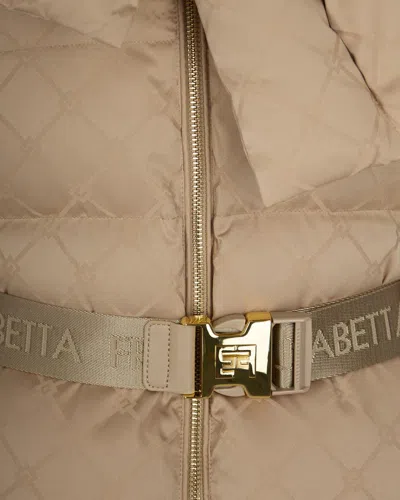 Elisabetta Franchi Jacket In Brown