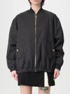 Elisabetta Franchi Bomber In Giubbino Tecnico Jaquard In Black