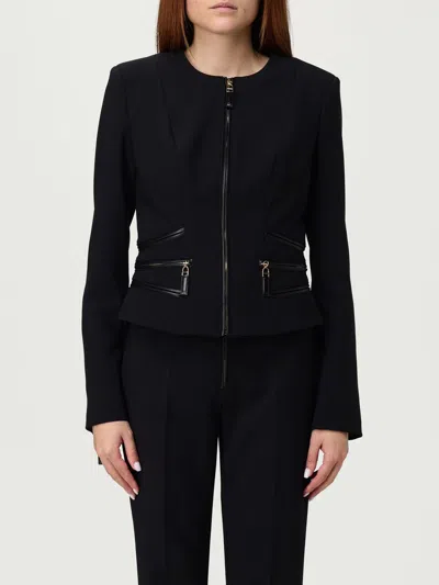 ELISABETTA FRANCHI JACKET ELISABETTA FRANCHI WOMAN COLOR BLACK,H26519002