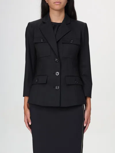Elisabetta Franchi Single-breasted Blazer Blazer And Suits In Black