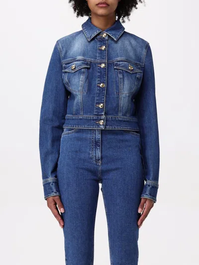 Elisabetta Franchi Jacket  Woman Color Blue