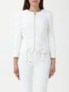 Elisabetta Franchi Jacket  Woman Color White