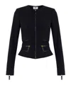 Elisabetta Franchi Jacket In Black