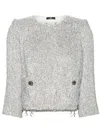 Elisabetta Franchi Jacket In Metallic