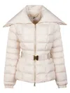 Elisabetta Franchi Padded Jacket In White