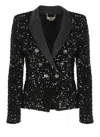 Elisabetta Franchi Jackets Black In Black