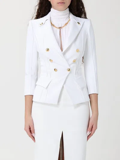 Elisabetta Franchi Jacket Woman  In White