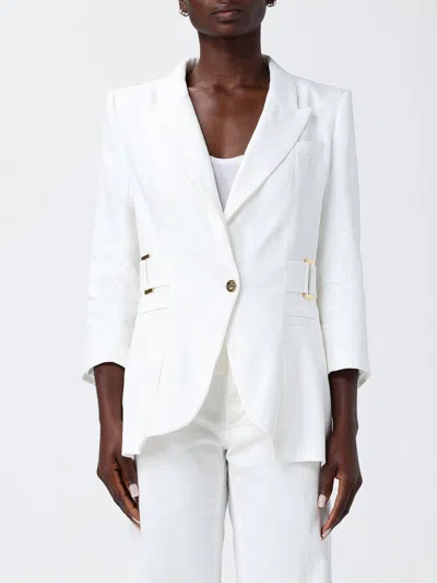 Elisabetta Franchi Jacket Woman  In White