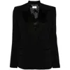 Elisabetta Franchi Single-breasted Virgin Wool Blazer