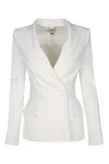 Elisabetta Franchi Jackets And Vests In White