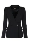 Elisabetta Franchi Jackets And Vests In Black