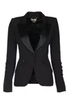 Elisabetta Franchi Jackets And Vests In Black