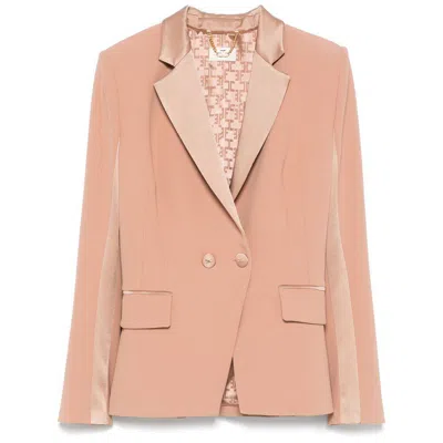 Elisabetta Franchi Jackets In Beige