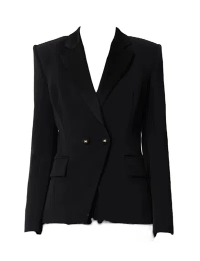 Elisabetta Franchi Jackets In Black