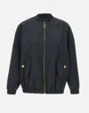 Elisabetta Franchi Bomber In Giubbino Tecnico Jaquard In Black
