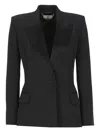 Elisabetta Franchi Long-sleeved Suit Coat In Black