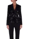 Elisabetta Franchi Jackets Black In Nero Neri E Grigi