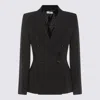 Elisabetta Franchi Jackets Blacks And Greys In Black