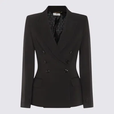 Elisabetta Franchi Jackets Blacks And Greys