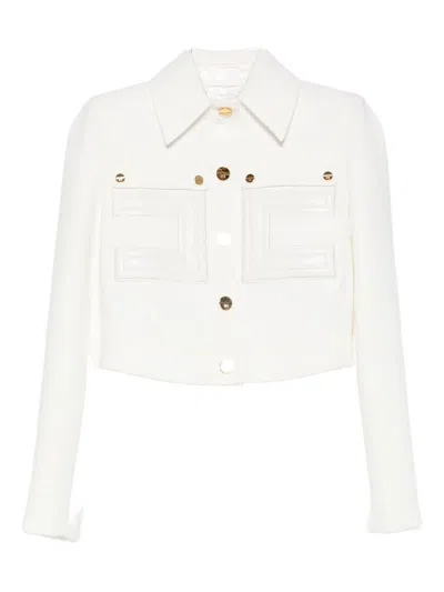 ELISABETTA FRANCHI ELISABETTA FRANCHI JACKETS IVORY
