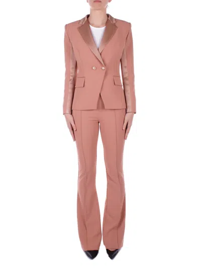 Elisabetta Franchi Jackets Nude In Nudo Beige