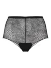 Elisabetta Franchi Jacquard Lingerie In Black