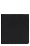 Elisabetta Franchi Jacquard Scarf In Black