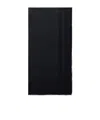Elisabetta Franchi Monogram-jacquard Frayed Scarf In Black