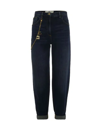 Elisabetta Franchi Jeans In Black