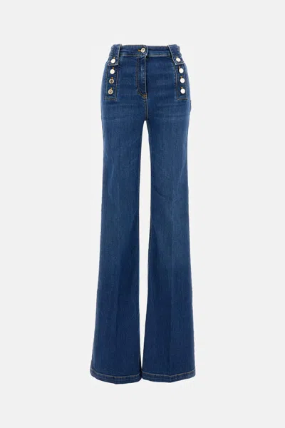 Elisabetta Franchi Womens Jeans Trousers In Blue
