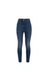 Elisabetta Franchi Striaght Leg Jeans In Blue
