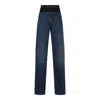Elisabetta Franchi Jeans Blue/nero In Blue