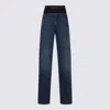 Elisabetta Franchi Jeans Blue/nero In Blue