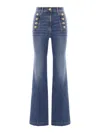 Elisabetta Franchi Jeans In Azul