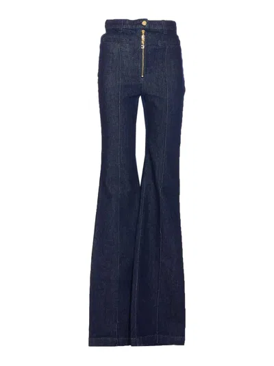ELISABETTA FRANCHI JEANS BOOT-CUT - AZUL