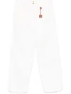 Elisabetta Franchi Jeans  Woman Color Ivory In Beige
