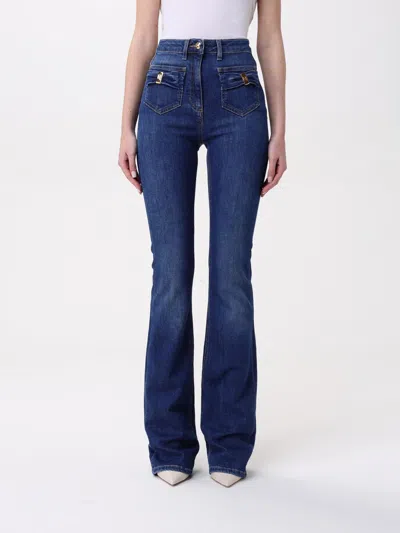 Elisabetta Franchi Jeans  Woman Color Blue