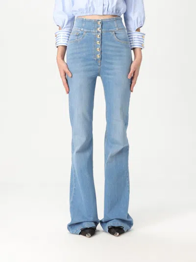 Elisabetta Franchi Jeans  Woman Color Blue