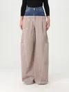 Elisabetta Franchi Jeans  Woman Color Blue In Blue