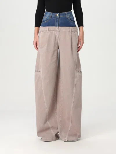 Elisabetta Franchi Jeans  Woman Color Blue