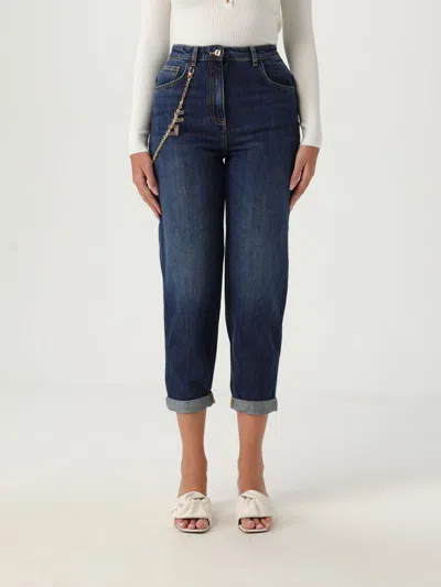 Elisabetta Franchi Jeans  Woman Color Blue