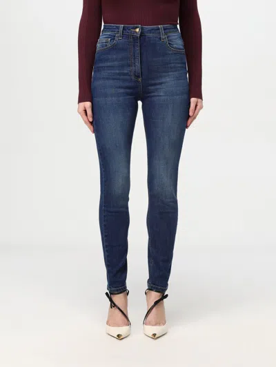 ELISABETTA FRANCHI JEANS ELISABETTA FRANCHI WOMAN COLOR BLUE,F95389009