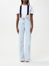 Elisabetta Franchi Jeans  Woman Color Denim In Denim