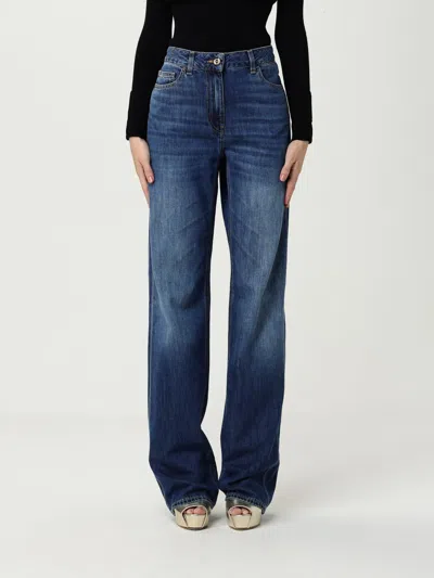 ELISABETTA FRANCHI JEANS ELISABETTA FRANCHI WOMAN COLOR DENIM,H26518028