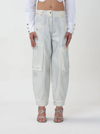 Elisabetta Franchi Jeans  Woman Color Silver