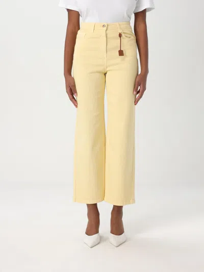 Elisabetta Franchi Jeans  Woman Color Yellow
