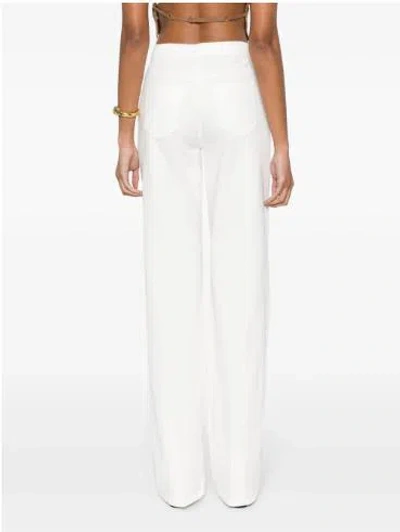 Elisabetta Franchi Jeans In Ivory