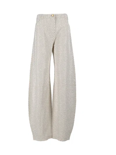 Elisabetta Franchi Jeans In White