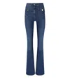 Elisabetta Franchi Jeans With Bow Detail In Blue